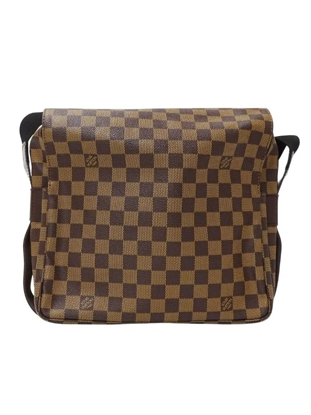 Louis Vuitton Damier Shoulder Bag Naviglio Brown